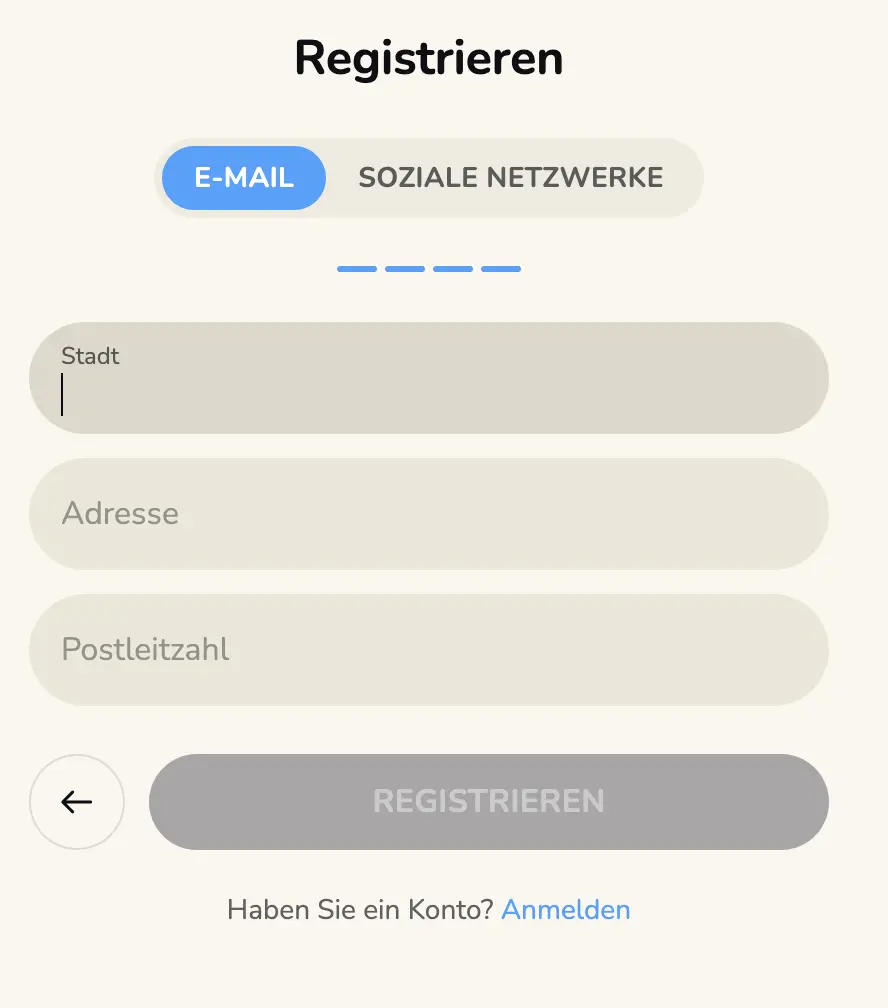 FatFruit Registrierung Schritt 4